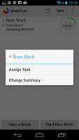 Work Context Menu